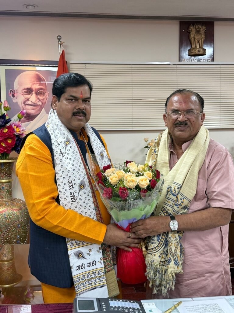 राजस्थान के शिक्षा मंत्री मदन दिलावर के साथ बिहार के शिक्षा मंत्री मिथलेश तिवारी