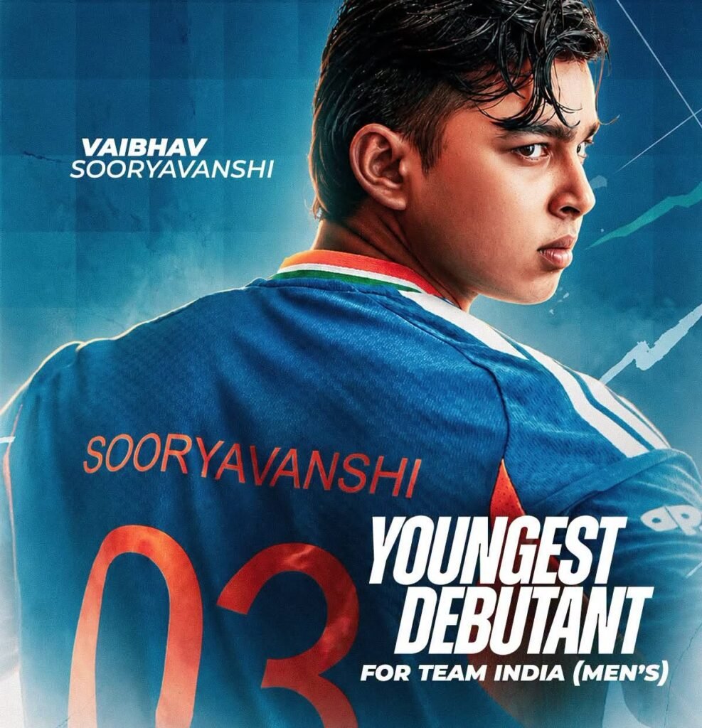 5 साल 99 दिन में भारत के सबसे कम उम्र के इंटरनेशनल क्रिकेटर बने वैभव सूर्यवंशी