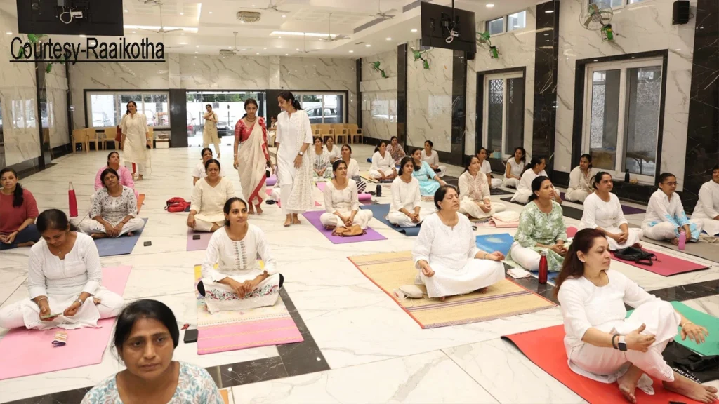 Yoga makes you healthy not only physically but also mentally and socially