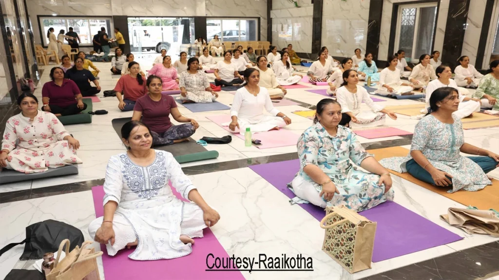 Yoga makes you healthy not only physically but also mentally and socially