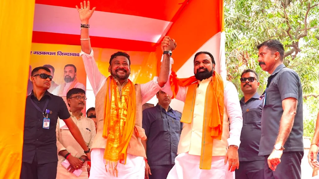 अभिषेक कुमार सिन्हा 'बंटी' के समर्थन में बांकीपुर में आयोजित एनडीए की चुनावी जनसभा।