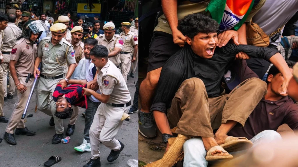 दिल्ली के जंतर-मंतर से संसद मार्च के दौरान प्रदर्शनकारियों और पुलिस के बीच झड़प हुई। प्रदर्शनकारियों ने लाठीचार्ज का आरोप लगाया, जबकि पुलिस ने कानून-व्यवस्था बनाए रखने के लिए कार्रवाई की बात कही।