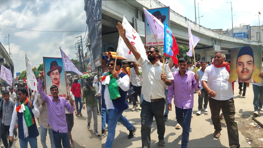 पटना में CPI(M), SFI, DYFI, AISF और AIYF के नेताओं ने धर्मेंद्र प्रधान के इस्तीफे को छात्र आंदोलन की जीत बताते हुए प्रेस बयान जारी किया।
