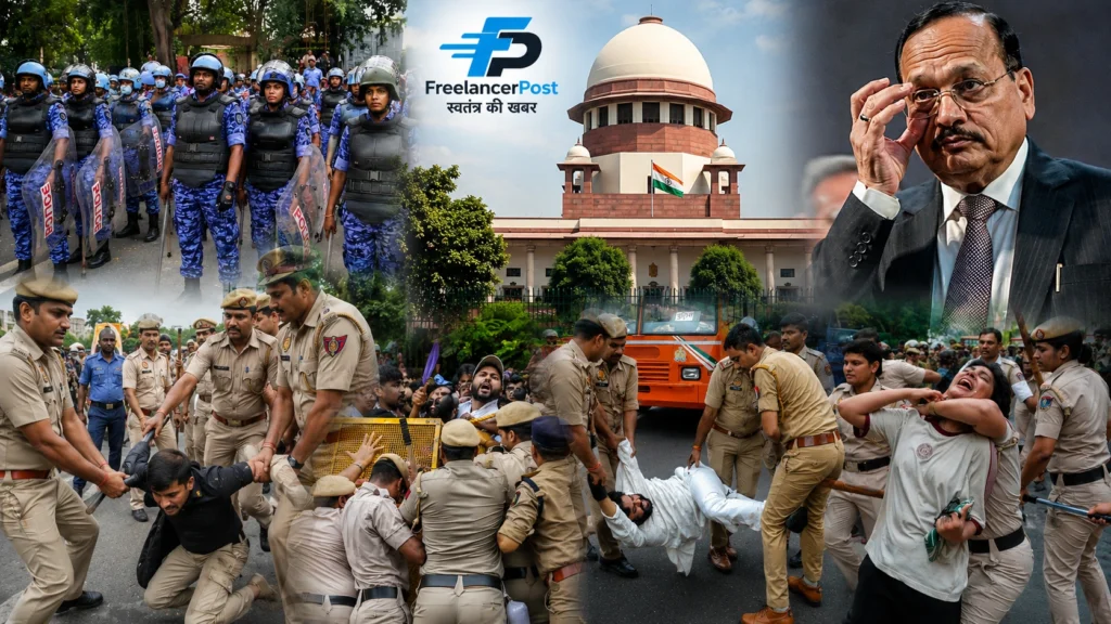 Supreme Court का बड़ा आदेश : प्रदर्शनकारियों पर कार्रवाई पर रोक, 6 राज्यों को नोटिस सुप्रीम कोर्ट ने प्रदर्शनकारियों पर कार्रवाई रोकने और नाबालिगों की रिहाई का आदेश दिया।