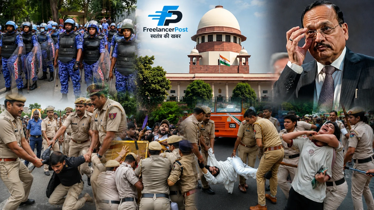 सुप्रीम कोर्ट ने प्रदर्शनकारियों पर कार्रवाई रोकने और नाबालिगों की रिहाई का आदेश दिया।