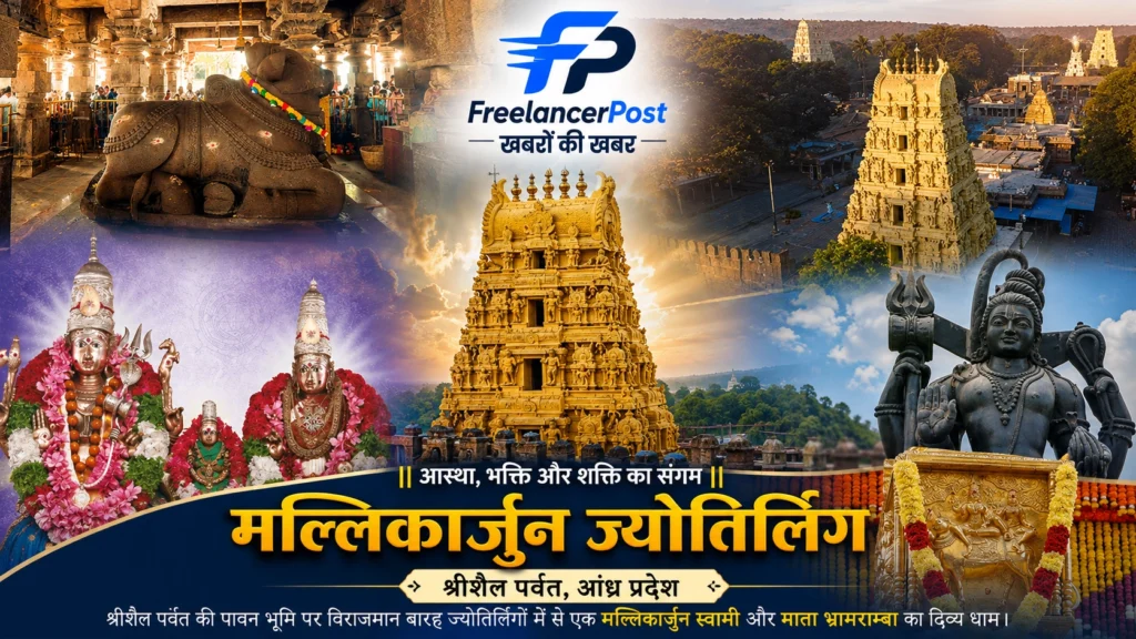मल्लिकार्जुन इसे दक्षिण का कैलाश कहा जाता है, स्वामी कार्तिकय और गणेश जी के बीच विवाह को लेकर प्रतिस्पर्धा हुई थी