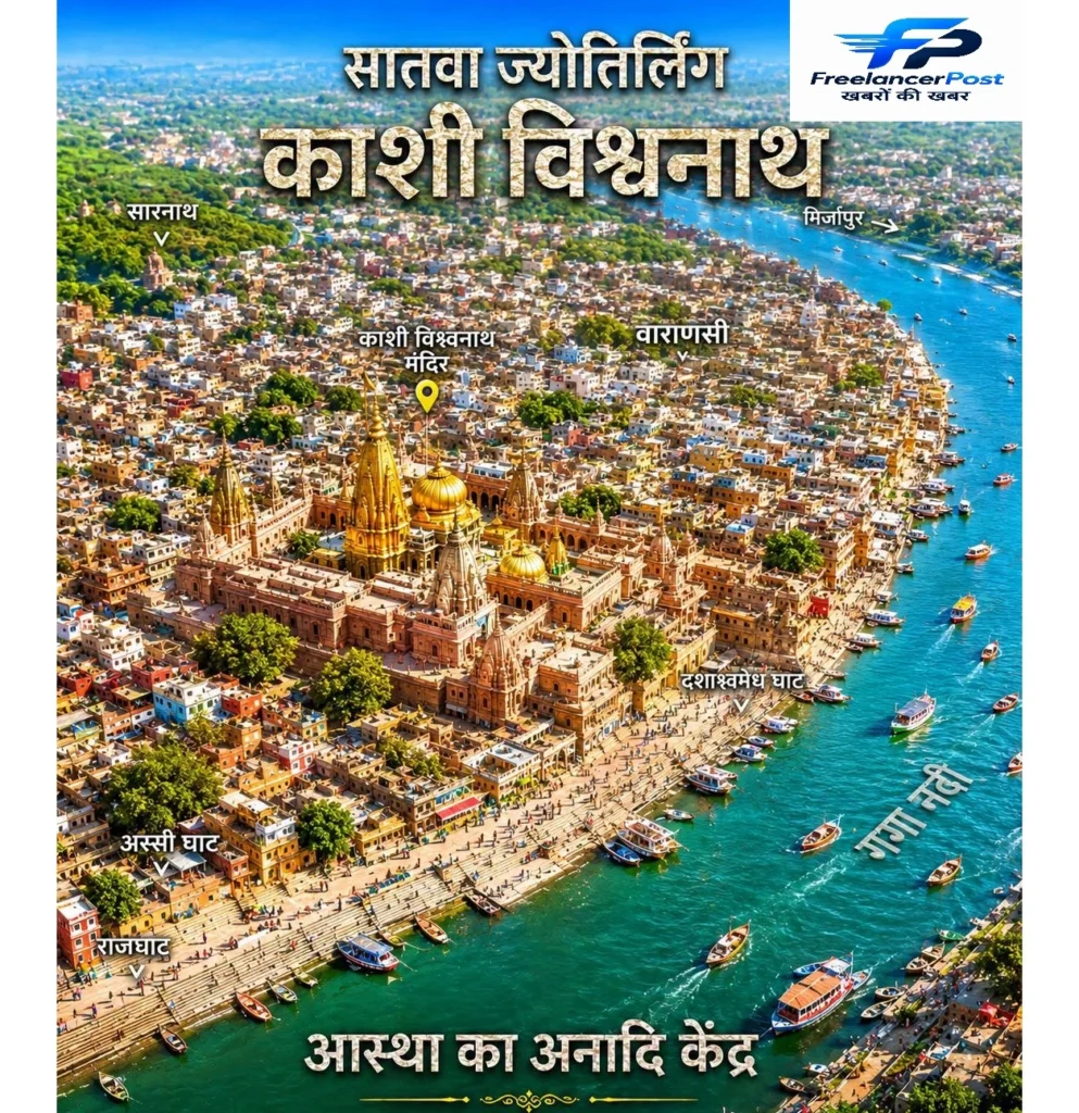 सावन में जानिए काशी विश्वनाथ ज्योतिर्लिंग का पौराणिक इतिहास, मंदिर का पुनर्निर्माण, मान्यताएं, काशी की आध्यात्मिक महिमा और धाम पहुंचने का तरीका।