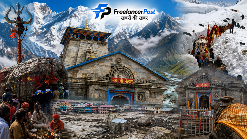 उत्तराखंड के रुद्रप्रयाग जिले में हिमालय की गोद में स्थित केदारनाथ धाम मंदाकिनी नदी के उद्गम क्षेत्र के निकट स्थित है