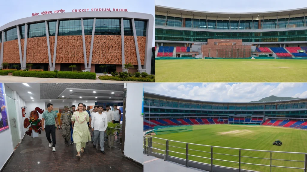 राजगीर अंतरराष्ट्रीय क्रिकेट स्टेडियम दिसंबर से तैयार, बिहार में गूंजेंगे चौके-छक्के