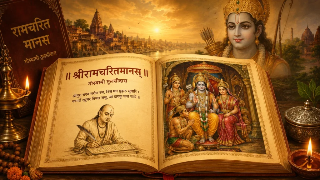 तुलसीदास जी का सबसे महान और युगांतरकारी कार्य रामचरितमानस की रचना है