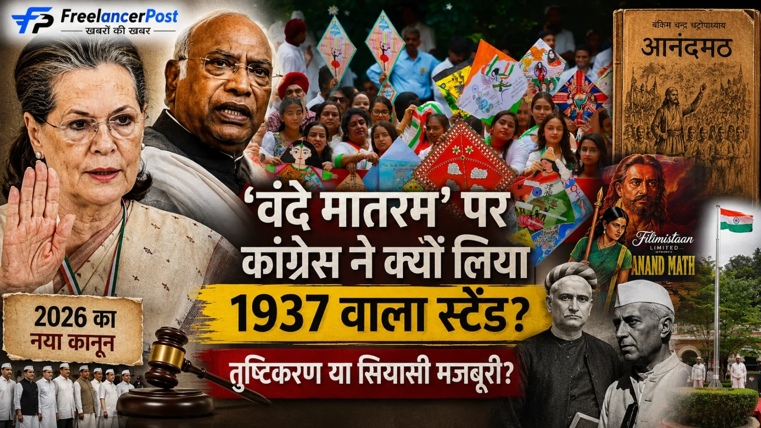 वंदे मातरम् पर कांग्रेस और BJP के बीच विवाद