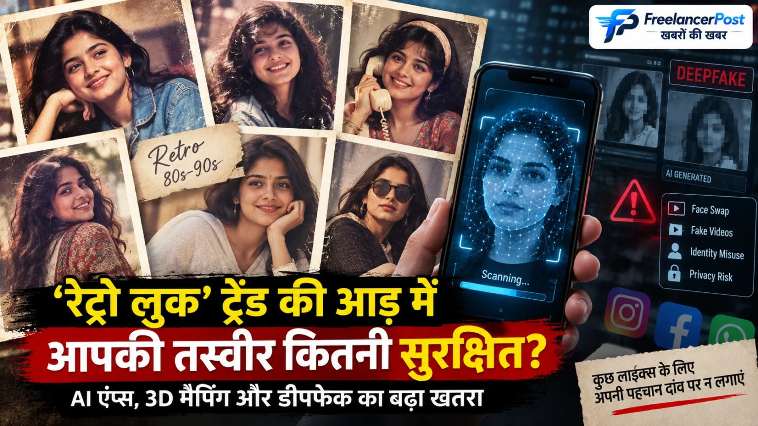 AI retro photo trend और facial data privacy का खतरा