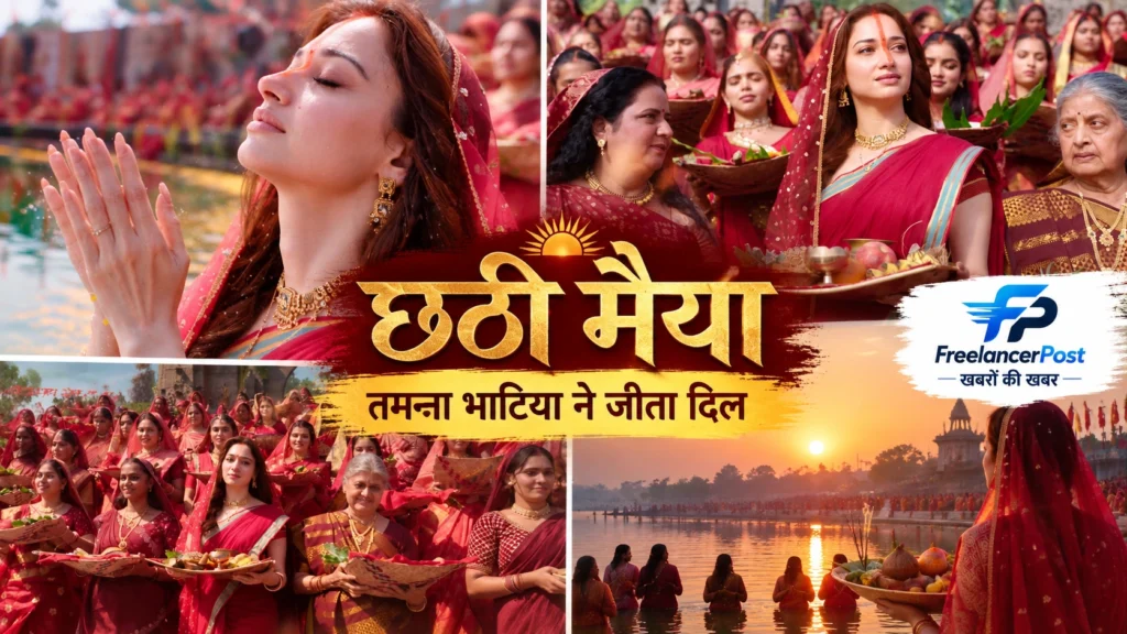 द व्वान’ का ‘छठी मैया’ गाना रिलीज हो गया है। तमन्ना भाटिया इसमें छठ पूजा और बिहार की संस्कृति को खूबसूरत अंदाज में पेश करती नजर आ रही हैं।