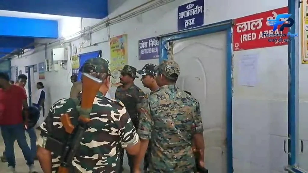 स्पताल में सुरक्षा व्यवस्था के पुख्ता इंतजाम किए गए हैं। सदर अस्पताल के चारों तरफ पुलिस पदाधिकारी और जवानों की तैनाती की गई है