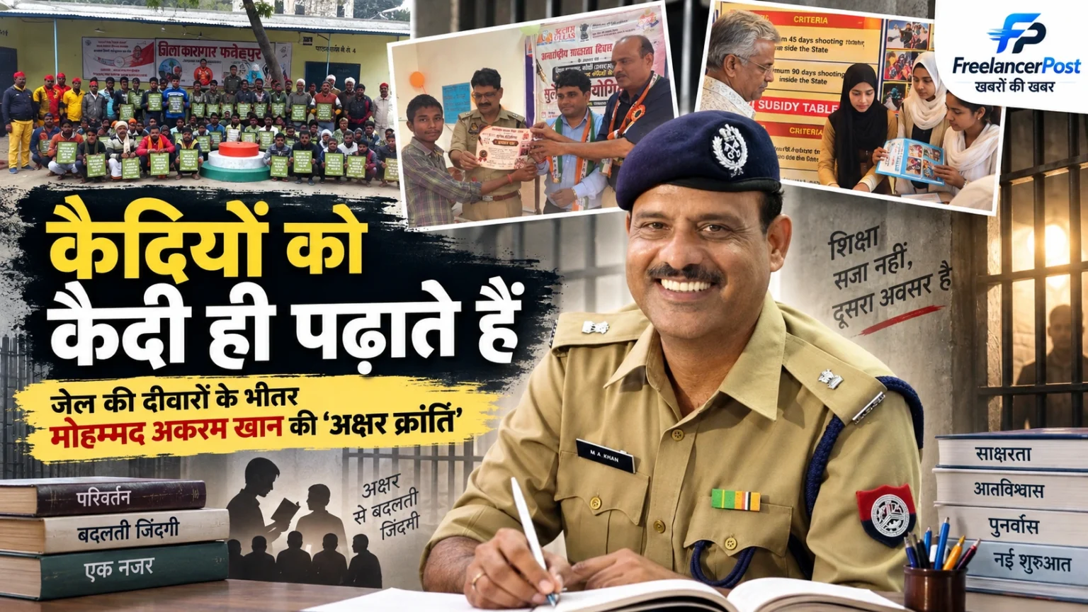 मोहम्मद अकरम खान की जेल साक्षरता पहल और कैदी शिक्षकों की कक्षा