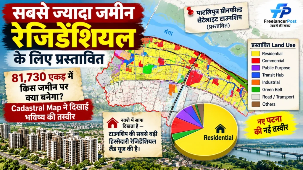 कैडस्ट्रल मैप से दिखा जमीन का प्रस्तावित इस्तेमाल, अब “सवाल-जमीन” बदलेगी कैसे?