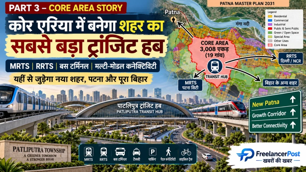 इस योजना का एक बेहद महत्वपूर्ण हिस्सा ट्रांसपोर्टेशन का है। डेवलपमेंट प्लान-2047 में दो बड़े एक्सियल रोड्स प्रस्तावित हैं। 