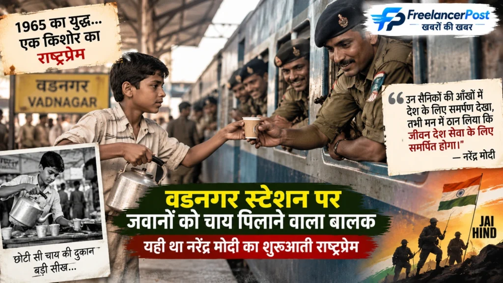 PM Modi Birthday 1965 के भारत-पाकिस्तान युद्ध का दौर बालक नरेंद्र के भीतर राष्ट्रप्रेम और सेना के प्रति सम्मान का गहरा भाव जगाने वाला साबित हुआ।