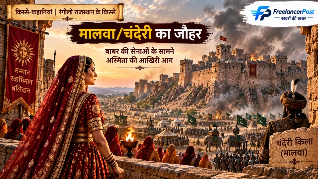 मालवा / चंदेरी के जौहर की कहानी (1528 ईस्वी)