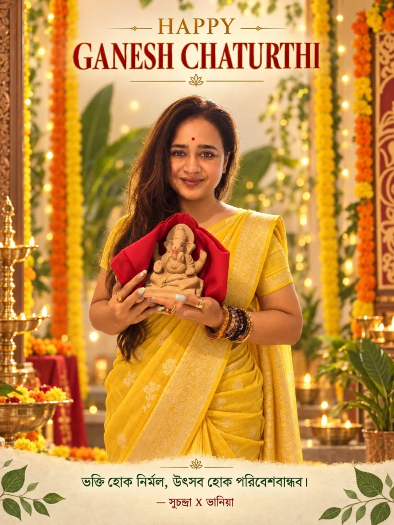 सुचंद्रा ने कहा कि भगवान गणेश मनुष्य को शक्ति, धैर्य, बुद्धि और विवेक के साथ विपरीत परिस्थितियों में दृढ़ बने रहने की प्रेरणा देते हैं।