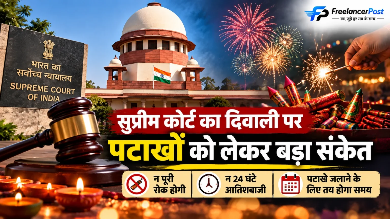 दिवाली पर पटाखों को लेकर सुप्रीम कोर्ट की सुनवाई