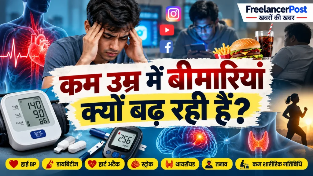 कम उम्र में BP, डायबिटीज और हार्ट अटैक जैसी बीमारियों से जुड़े सवाल