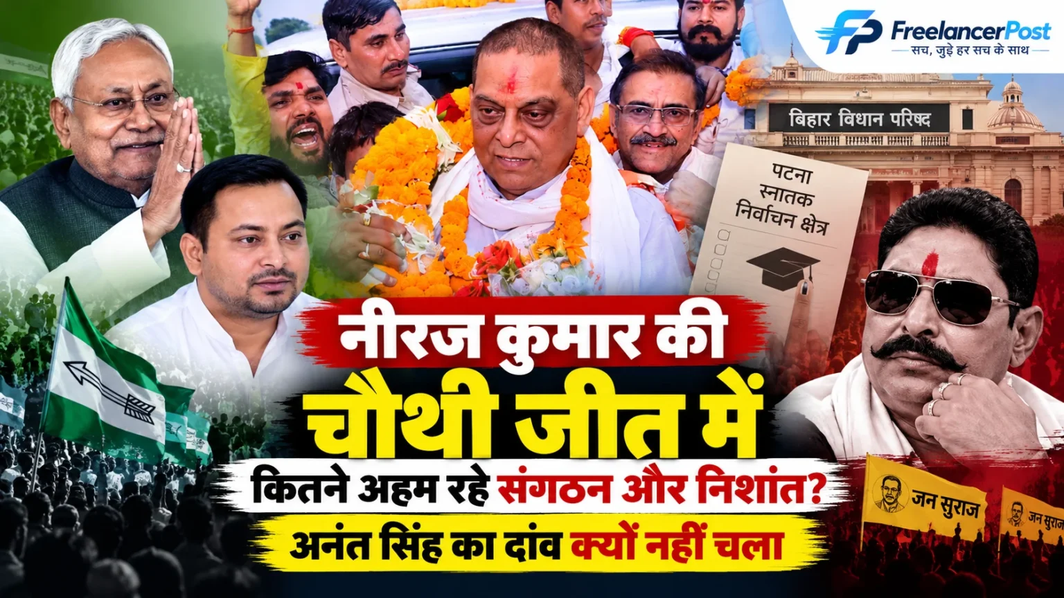 नीरज कुमार की चौथी जीत, अनंत सिंह की चुनौती और पटना स्नातक चुनाव