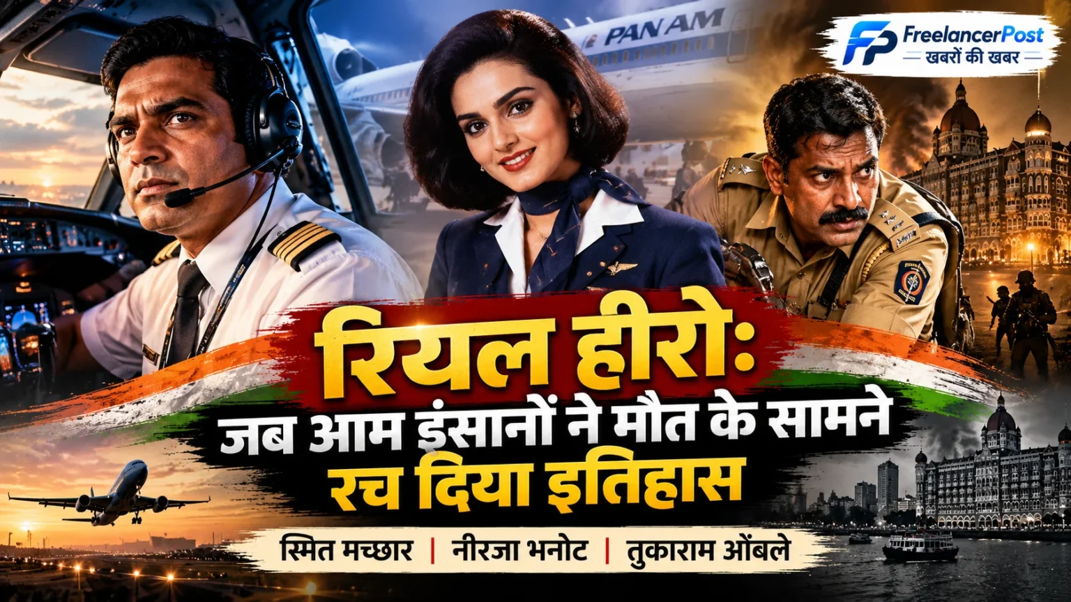 कैप्टन स्मित मच्छार नीरजा भनोट और तुकाराम ओंबले की साहस की कहानी